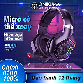 Mua ONIKUMA K10 PRO Tai nghe chơi game PS4 Tai nghe chụp tai có đèn LED RGB với micrô đa hướng dành cho PC Máy tính xách tay  Hàng chính hãng 