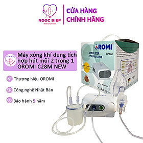 Máy xông khí dung, hút mũi, máy 2 trong 1 OROMI Model C28M - Hàng chính hãng - Máy xông  hút mới