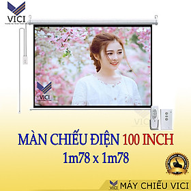 Mua Màn chiếu điện 100inch - 1m78 x 1m78