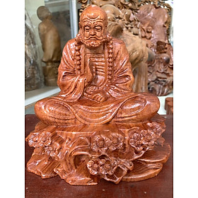 Mua Tượng đạt ma sư tổ bằng gỗ hương đá kt 20×20×11cm