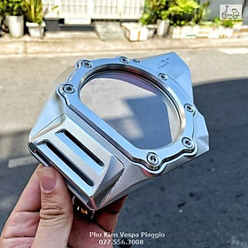 Ốp Nồi Vespa CNC Có Mặt Kính Trong Suốt Cao Cấp