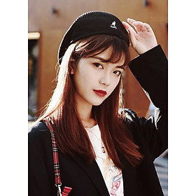 Mũ beret lưới cao cấp NK485 - Màu đen