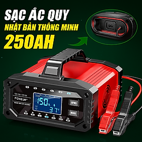 Máy Sạc Ắc Quy Foxsur Thế Hệ Mới 250AH – Sạc Nhanh, Siêu Bền, Khử Sunfat Tự Động