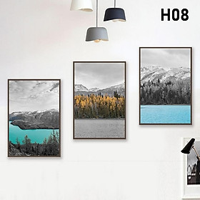 Mua Set tranh treo tường  tranh dán tường phong cách hiện đại  tranh trang trí  canvas  HALO Decor