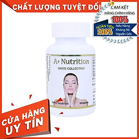 HÀNG NHẬP KHẨU - Viên Uống WHITE Collection A+ Nutrition Trắng Sáng Da Giảm Sạm Nám Chống Lão Hoá Hộp 60 Viên