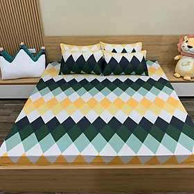 Bộ Chăn Ga Gối Poly Hàn Quốc PLX33 Gosan Bedding mềm mịn không bai cao cấp sành điệu