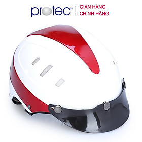 Nón bảo hiểm nửa đầu protec rosa rlw phối màu