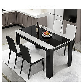 Mua Bộ bàn ghế phòng ăn cao cấp kèm 4 ghế bọc da