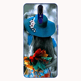 Ốp lưng điện thoại Oppo F11 hình Cô Gái Mũ Xanh - Hàng chính hãng