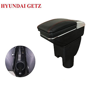 Hộp tỳ tay ô tô Hyundai Getz cao cấp JDZX-GTZ: Mầu Đen