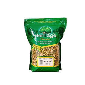 Nhân Hạt Dẻ Cười đã tách vỏ Heritage Nguyên Liệu Mỹ gói 1kg - Heritage Pitaschio Meat