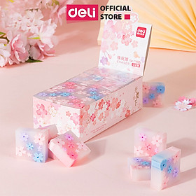 Gôm tẩy hình hoa anh đào Nhật Bản Deli -1 chiếc - dành cho học sinh - 71135 / 71136