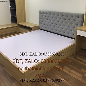 Mua Giường melamin đầu giường bọc đệm