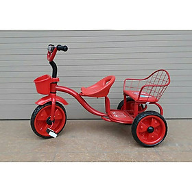 Xe đạp 3 bánh xích lô kéo (2 ghế) cao cấp cho bé