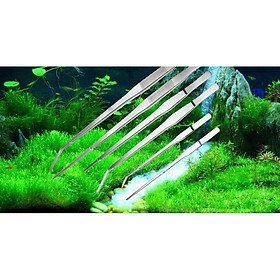 Nhíp gắp trồng cây thủy sinh hồ cá kính bằng thép không rỉ kích thước 27cm
