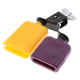 Plastic Cowbell Cow Bell Mountable Drum Kit Musical Percussion Accessory