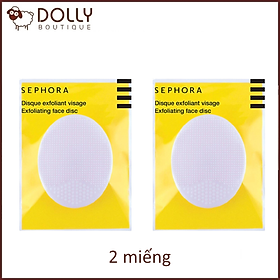 2 Pad rửa mặt Sephora Exfoliating Face Disc