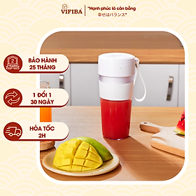 Mua Máy Xay Sinh Tố Mini Cầm Tay Hàng Chính Hãng VIFIBA  Dung tích 300ml nhỏ gọn dễ dàng mang đi
