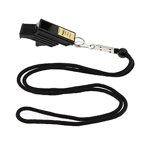 Safety Mental Referee Whistle with Lanyard Fit for Teachers, Football/Basketball/Soccer Coaches,   Emergency Protective