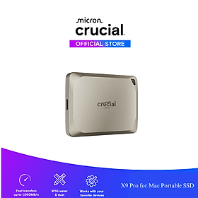 Mua Ổ cứng SSD di động 1TB SSD Crucial X9 Pro cho Mac USB 3.2 Gen-2 2x2 CT1000X9PROMACSSD9B - HÀNG CHÍNH HÃNG