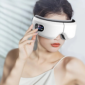 Máy Massage Mắt Thông Minh Eyes Care - Massage Mắt Công Nghê Cao Bằng Túi Khí Đôi, Massage Rung Tần Số - Máy Massage Mắt Tích Hợp Bluetooth Nghe Nhạc - Giảm Mỏi, Khô Mắt, Quầng Thâm - Cải Thiện Giấc Ngủ