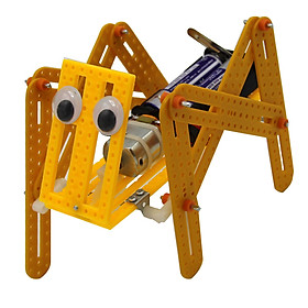 Đồ Chơi Chó Robo Biết Bò Bằng Nhựa - Vàng
