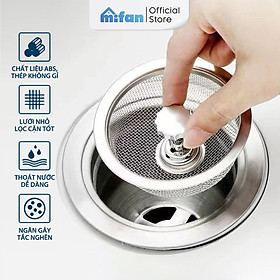 Mua Lưới lọc rác bồn rửa chén thông minh Mifan - Thép không gỉ  nhựa ABS cao cấp - Lưới nhỏ ngăn cặn thức ăn thừa hiệu quả