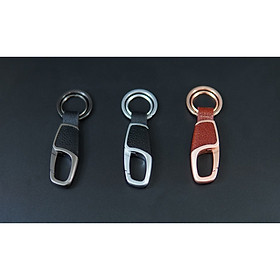 Móc khóa ô tô Da cao cấp, thép hợp kim, da cao cấp chống gỉ, chống xước. 