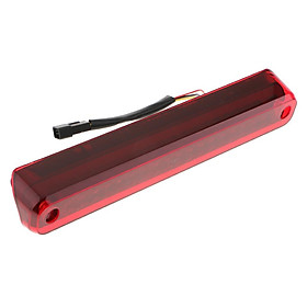 12inch 18 LED Red Housing Single Row Dual Color 3rd Brake Light For GMC 88-98