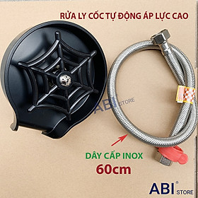 Mua Rửa ly cốc tự động chân đồng gắn chậu  Bộ rửa tách chén  bình áp lực nước mạnh