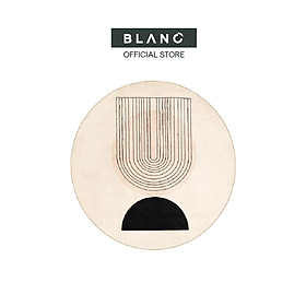 Thảm Trải Sàn Phòng Ngủ Chindi BLANC' Thảm Trải Sàn Phòng Khách Phong Cách Bắc Âu Trang Trí - Thảm Tròn Đủ Size