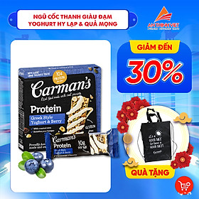 Thanh Giàu Đạm Sữa Chua Hy Lạp & Quả Mọng Carman s