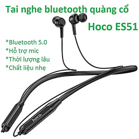 Mua Tai nghe Bluetooth quàng cổ V5.0 cho điện thoại hoco ES51 _ Hàng chính hãng