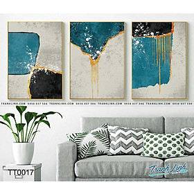 Mua Bộ 3 tranh canvas trừu tượng