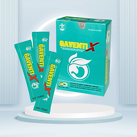Gel dạ dày Gaventi X QT- Hỗ trợ Giảm đau dạ dày, ợ hơi, ợ chua, trào ngược ( hộp 20 gói), Lisse