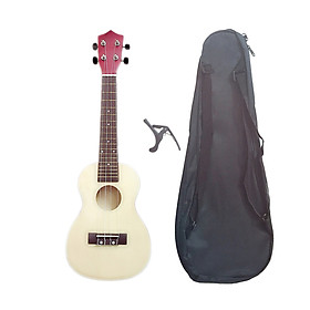 Mua Đàn Ukulele Concert Woim 33A19 kèm bao vải và capo nâng tông