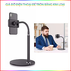 Mua Giá Đỡ Điện Thoại Đế Tròn Bằng Kim Loại 33X14.5Cm
