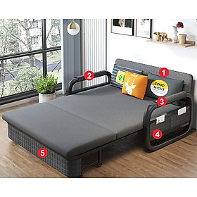 Mua Giường Sofa Gấp Gọn Đa Năng  Ghế Giường Gấp Gọn 1 36m (lọt lòng 1 2m ) Màu Sắc Hiện Đại Hàn Quốc Tiết Kiệm Không Gian Sống - M060