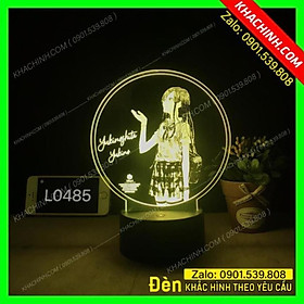 Mua Đèn ngủ khắc hình Yukinoshita Yukino Mẫu L0485 -V