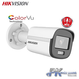 Camera IP Colorvu Lite 2MP Thân Tích Hợp Mic HIKVISION DS-2CD1027G0-LU - Hàng Chính Hãng 