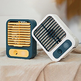 Mua Quạt điều hoà mini để bàn  quạt hơi nước phun sương sạc tích điện 3 tốc độ gió  dung tích bình 150ml  bảo hành 6 tháng