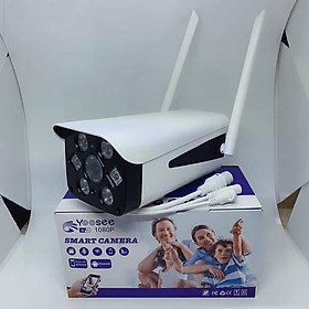 Mua Camera Yoosee ngoài trời IP0011 L6 có 6 đèn led chiếu sáng  quay có màu ban đêm -HÀNG NHẬP KHẨU