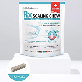 Bánh gặm tốt cho răng Dr.Healmedix Rx Scaling Chew (12,5g x 12 gói ) - thanh nhai phòng bệnh răng miệng,loại bỏ mảng bám