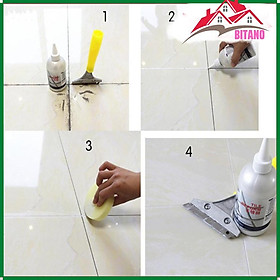 Mua Keo Trám Chỉ Gạch Màu Trắng BITANO Cao Cấp (Dung Tích 280Ml)