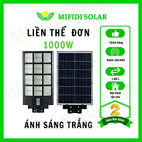 Mua Đèn Năng Lượng Mặt Trời MIFIDI | Đèn Liền Thể 1000W công suất lớn LT1000