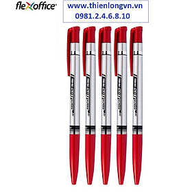 Combo 5 bút bi flexoffice fo-024 chính hãng vết trơn đều mực