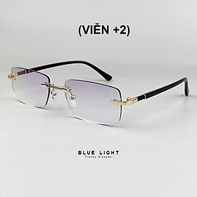Kính Lão, Kính Viễn 2 Tròng Gọng Khoan Sang Trọng Vừa Dùng Đi Đường Vừa Dùng Đọc Sách, Chống tia Uv400, Chống Lóa - BLUE LIGHT