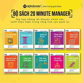 Sách - HBR 20 Minute Manager - HBR 20 phút - Trọn bộ 10 cuốn