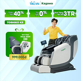 Hình ảnh Ghế massage toàn thân Nhật Bản KAGAWA K5 Con Lăn 4D Cao Cấp đa chức năng, công nghệ quét AI dò tìm huyệt đạo