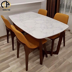 Mua Bộ Bàn Ăn Concorde 1m4 Mặt Đá 4 Ghế Ventura